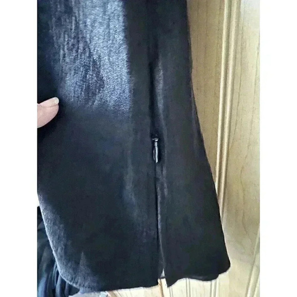 Coldwater Creek Tank Top Womens Black Shimmer Shell V-Neck Sleeveless NWT Large - Picture 5 of 5